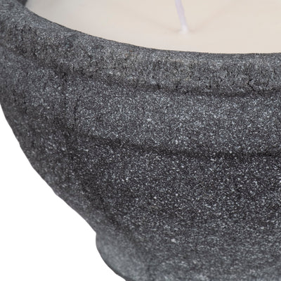 6" 14 Oz Wood Sage & Sea Salt Bowl Candle, Black - Al Rugaib Furniture