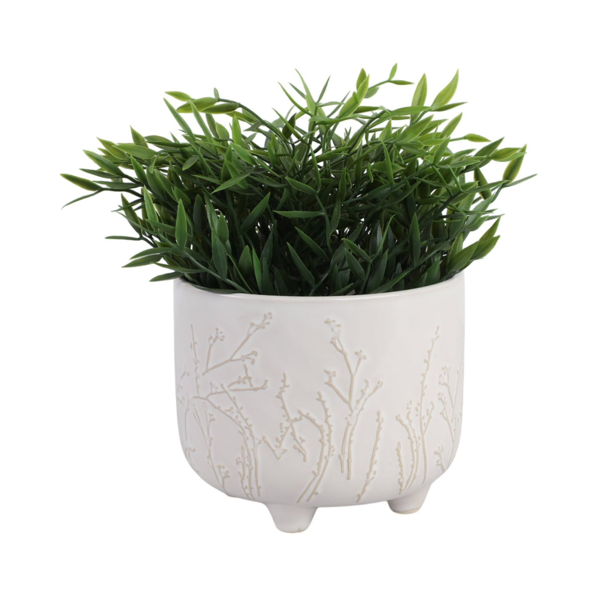 6" BLOOMING BRANCHES PLANTER, IVORY Planter| Sagebrook Home