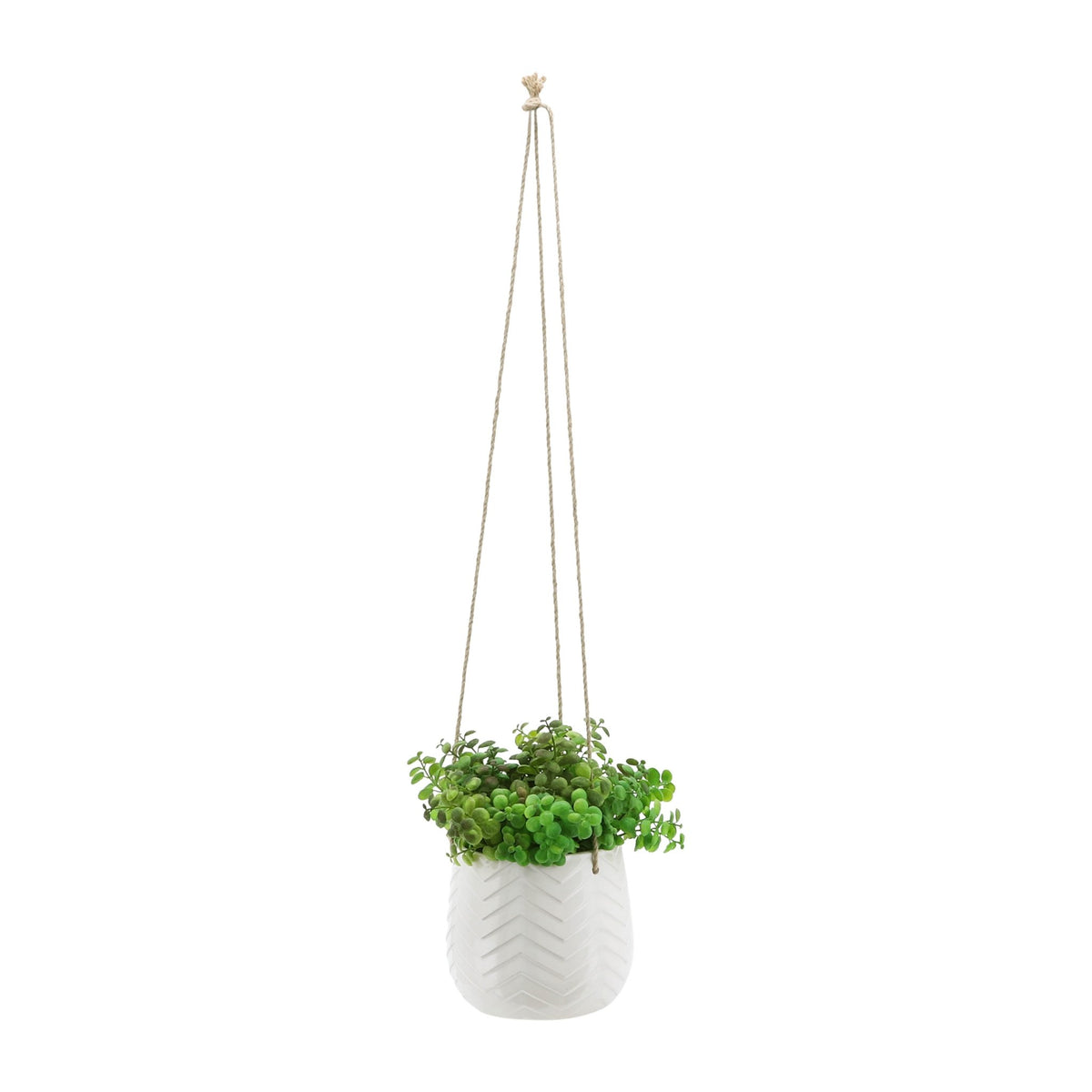 6" Chevron Hanging Planter Outdoor Planters| Sagebrook Home
