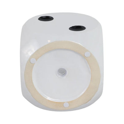 6" Dice Planter, White/black - Al Rugaib Furniture