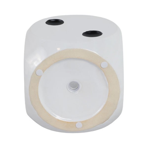 6" Dice Planter, White/black - Al Rugaib Furniture