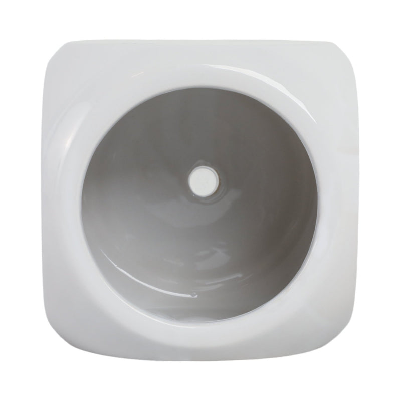 6" Dice Planter, White/red - Al Rugaib Furniture