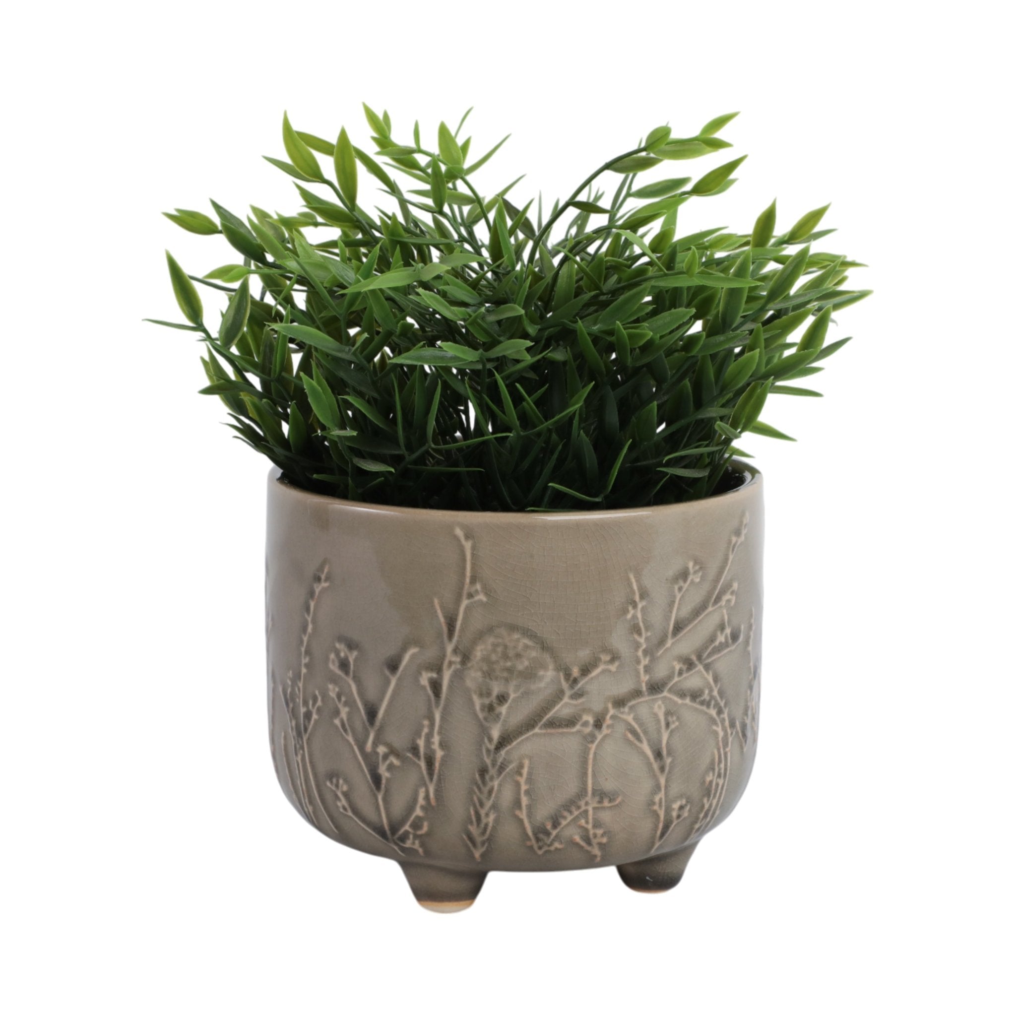 6" FLOWER BRANCHES PLANTER, CREAM Planter| Sagebrook Home