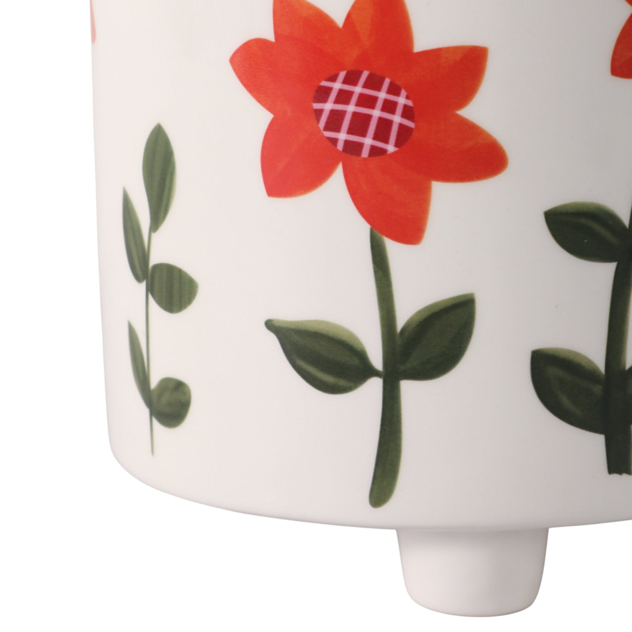 6" Footed Hand Painted Planter, Multi Planter| Sagebrook Home