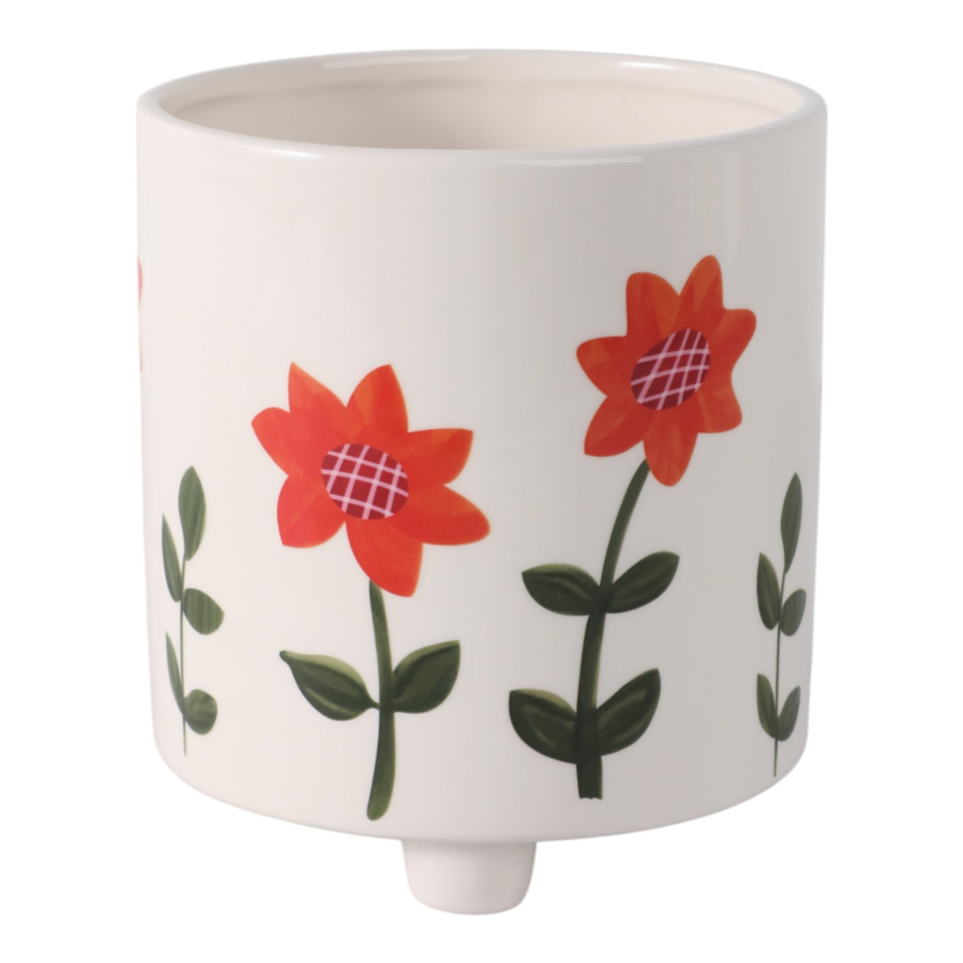 6" Footed Hand Painted Planter, Multi Planter| Sagebrook Home