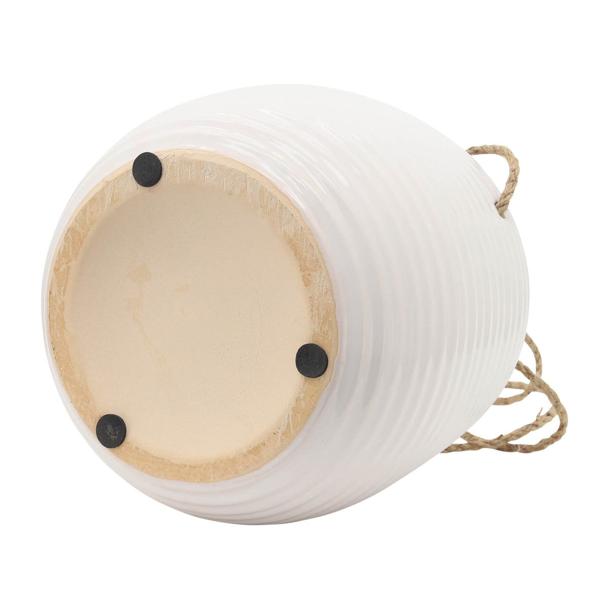 6" Hanging Planter,White Outdoor Planters| Sagebrook Home