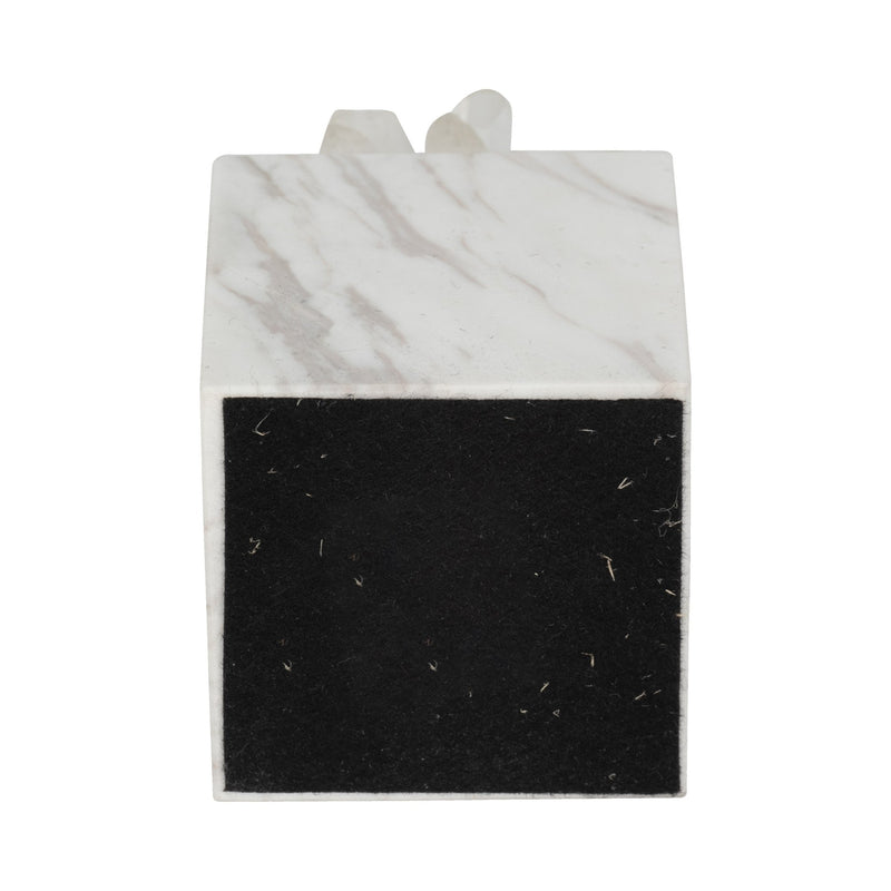 6" Julia Tall Crystal And Marble Block - Al Rugaib Furniture