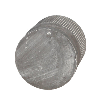 6" LINE PATTERN PLANTER W/ SAUCER, GRAY - Al Rugaib Furniture