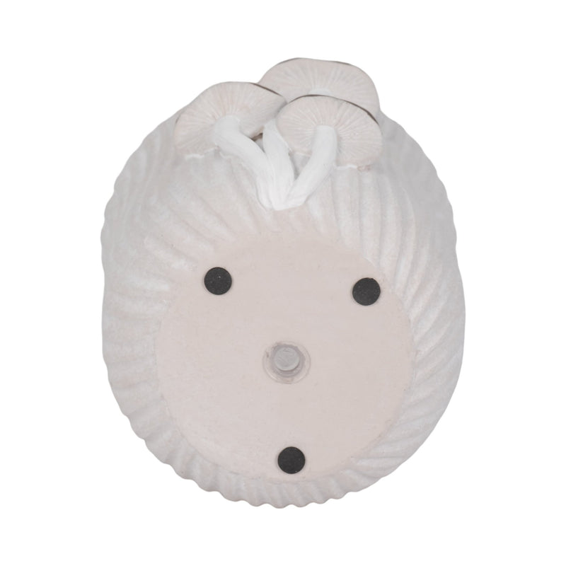 6" Mushroom Applique Planter, Grey - Al Rugaib Furniture