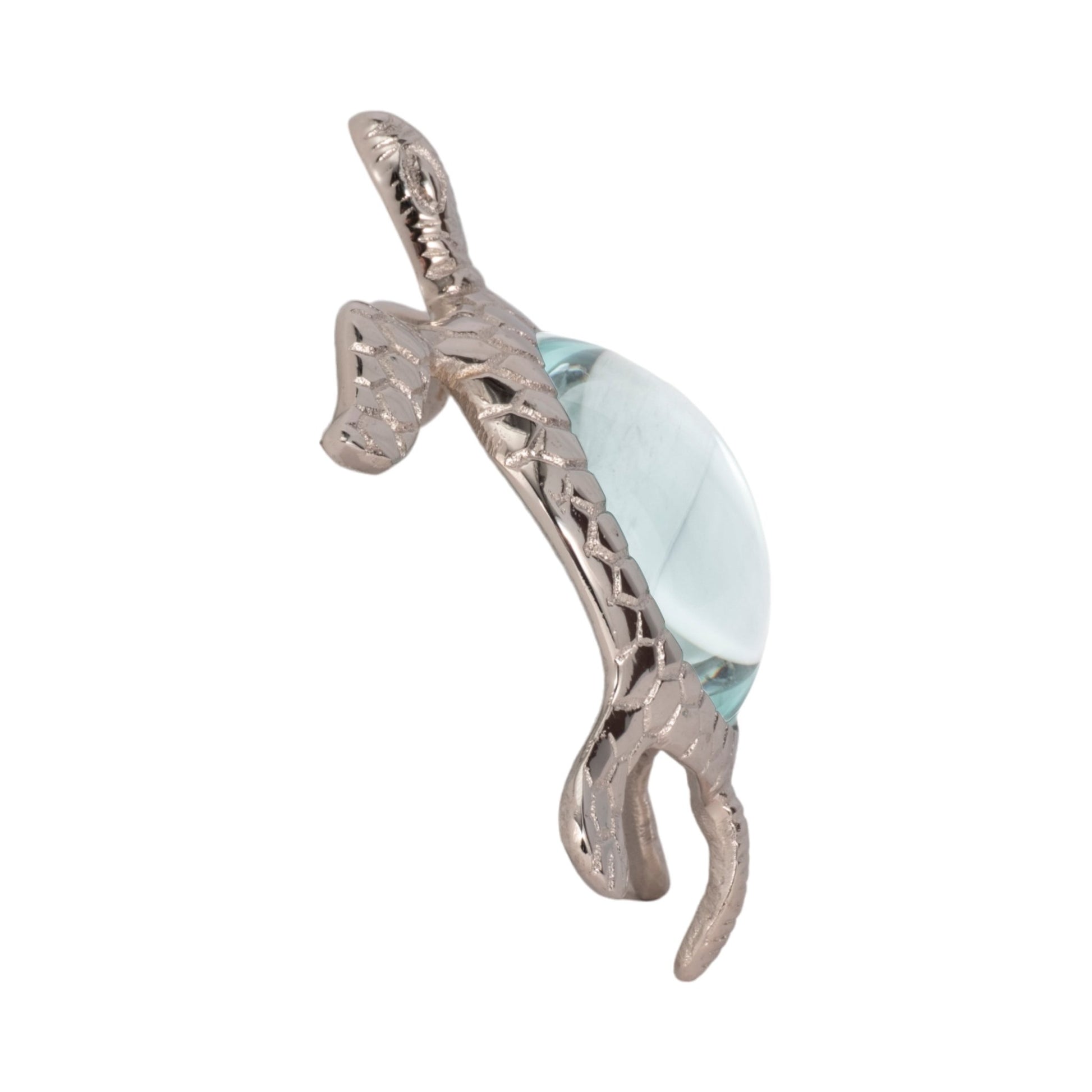 6" Sea Turtle Magnifying Glass, Silver Table Decors| Sagebrook Home