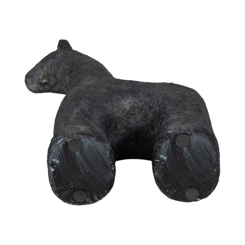6" Textured Horse, Black - Al Rugaib Furniture