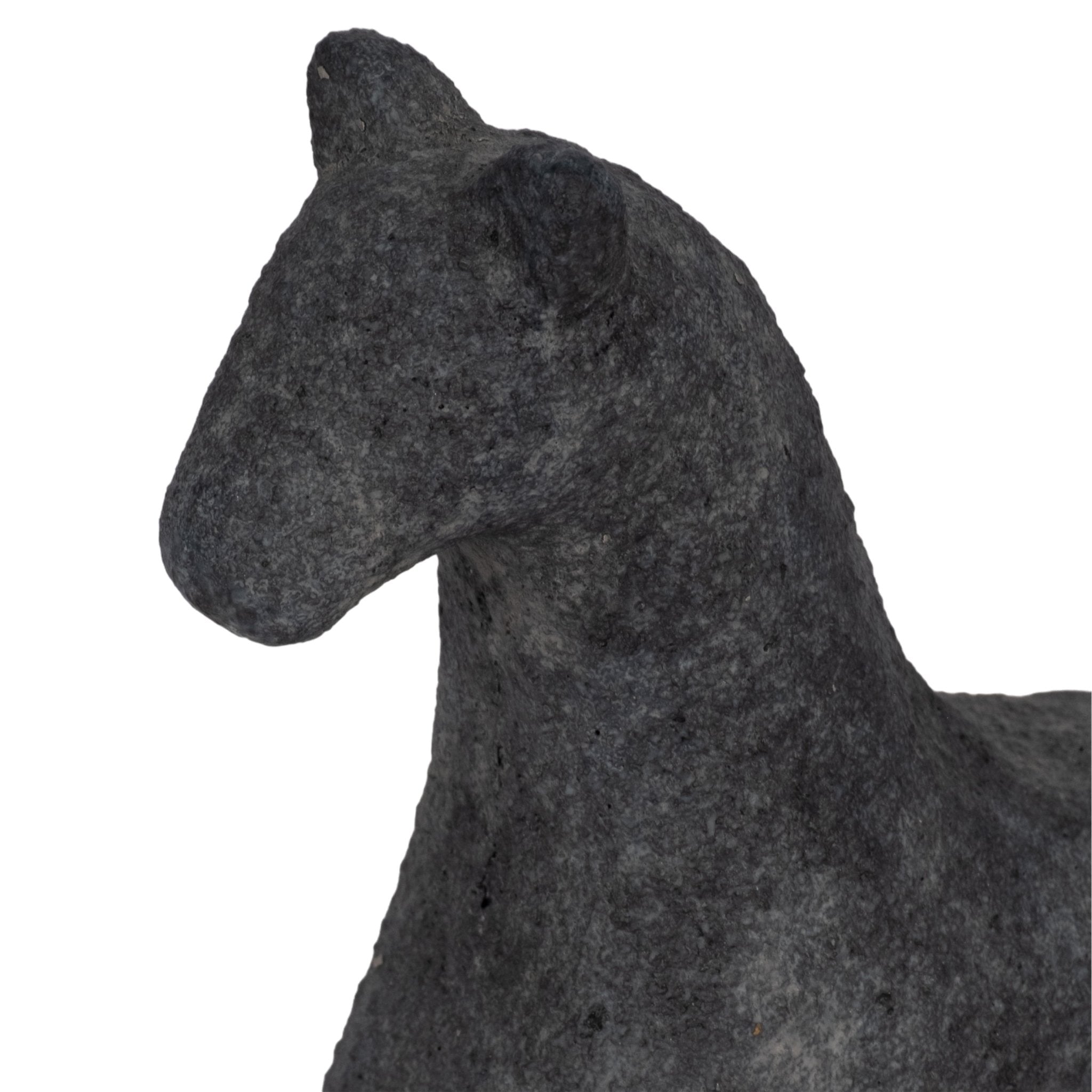 6" Textured Horse, Black Table Decors| Sagebrook Home