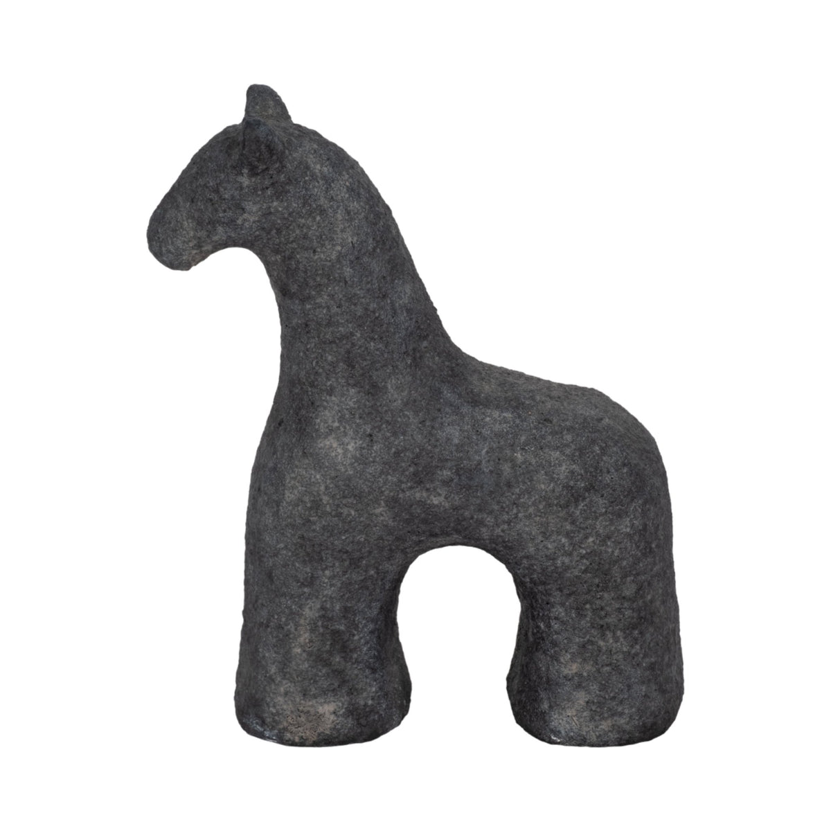 6" Textured Horse, Black Table Decors| Sagebrook Home