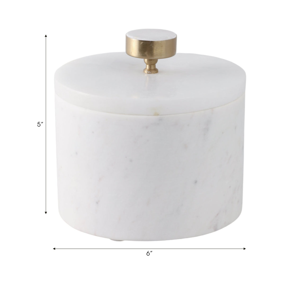6" Vero Small Alabaster And Marble Box Table Decors| Sagebrook Home