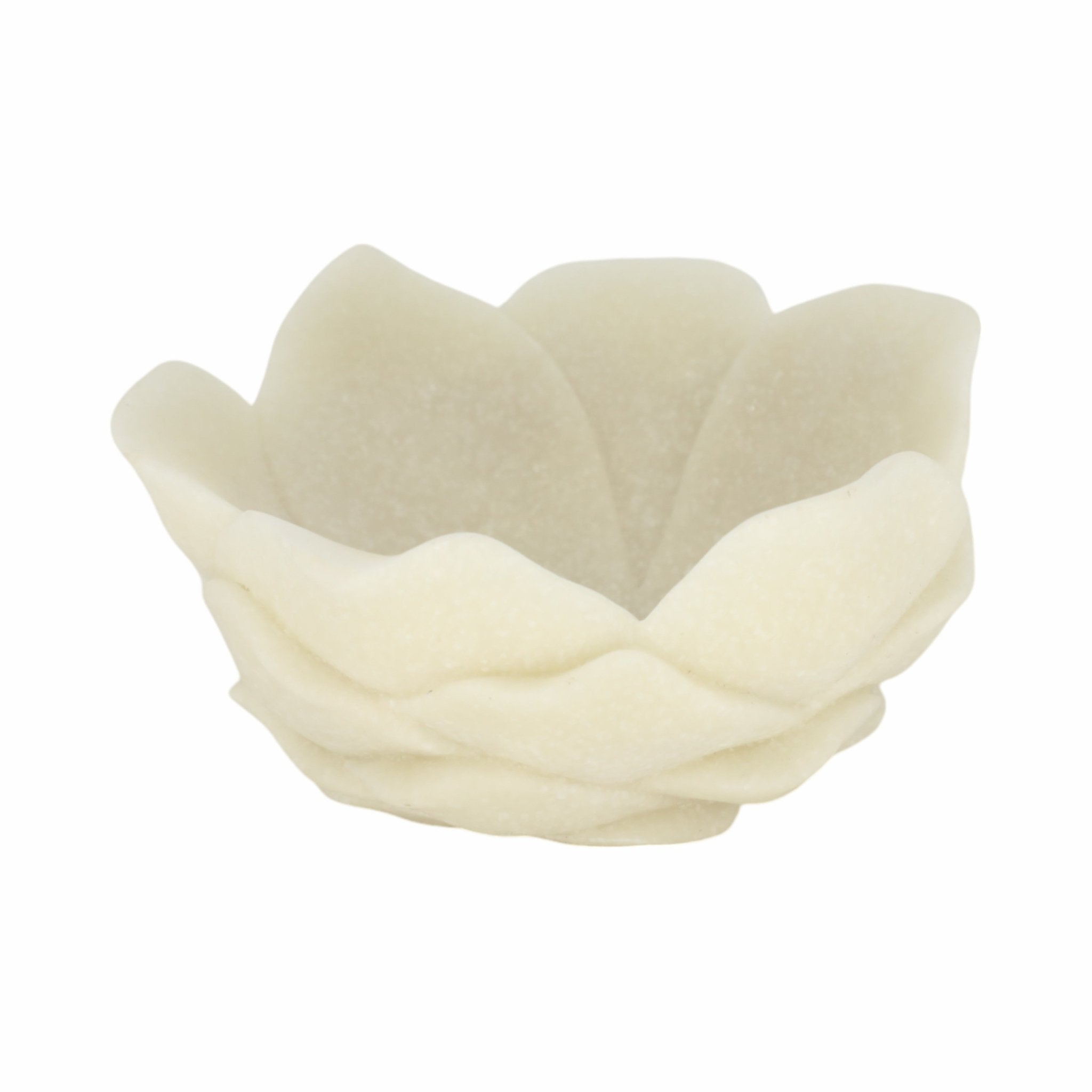 6" Zelen White Quartz Resin Flower Bowl Table Decors| Sagebrook Home