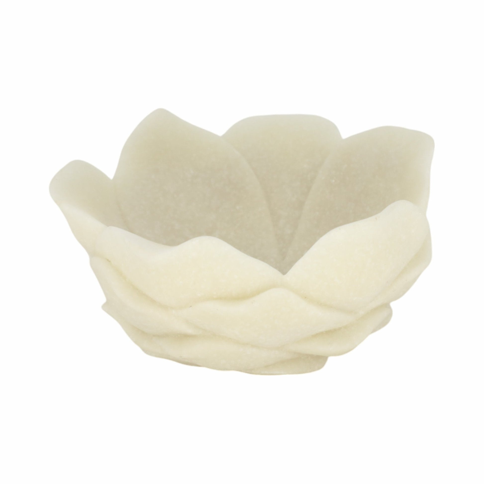 6" Zelen White Quartz Resin Flower Bowl Table Decors| Sagebrook Home