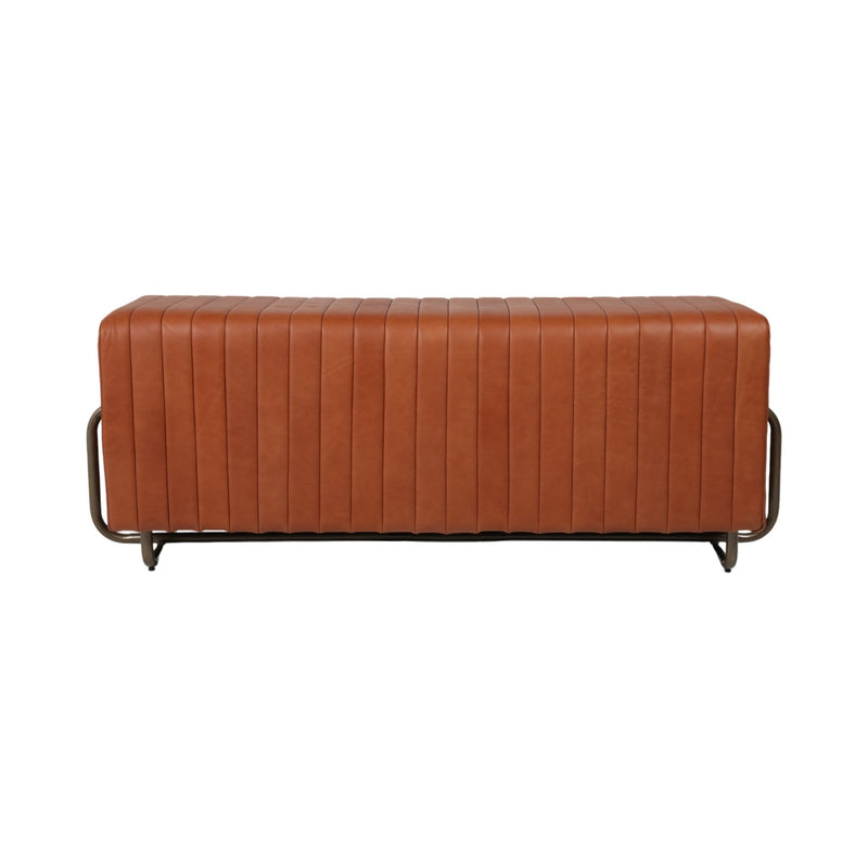 60" Felix Real Leather Bench - Al Rugaib Furniture