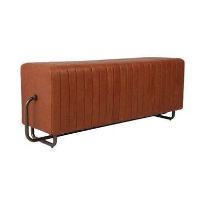 60" Felix Real Leather Bench - Al Rugaib Furniture