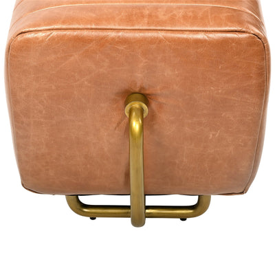 60" Felix Real Leather Bench - Al Rugaib Furniture