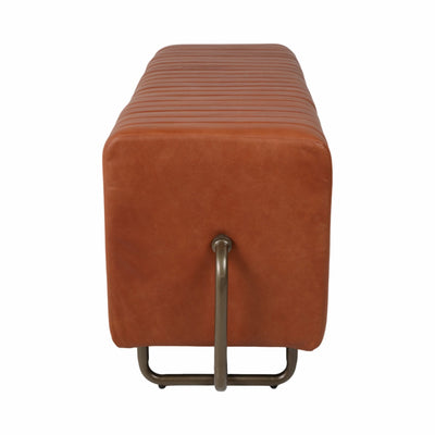 60" Felix Real Leather Bench - Al Rugaib Furniture