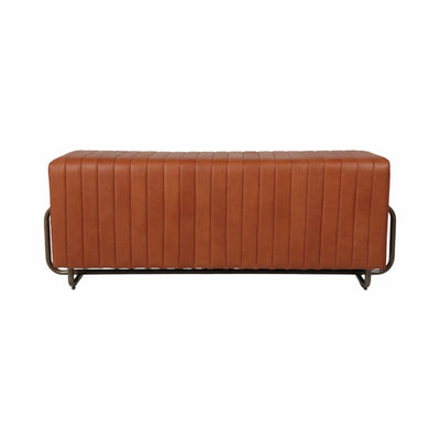 60" Felix Real Leather Bench - Al Rugaib Furniture