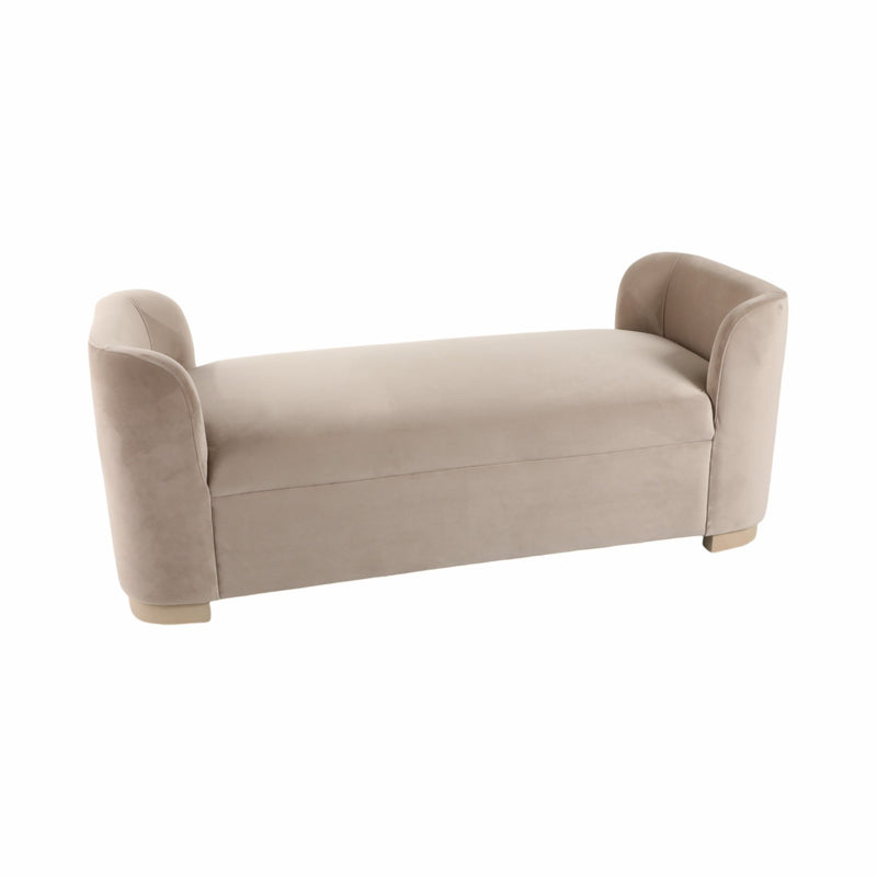 60" Serrano Bench, Ivory - Al Rugaib Furniture