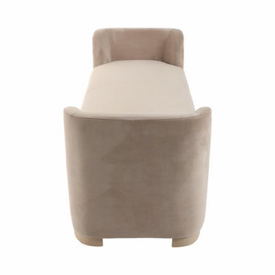 60" Serrano Bench, Ivory - Al Rugaib Furniture