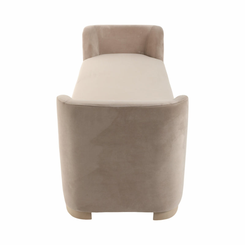 60" Serrano Bench, Ivory - Al Rugaib Furniture