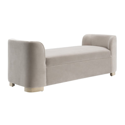 60" Serrano Bench, Ivory - Al Rugaib Furniture