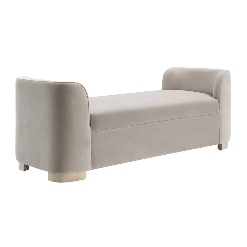 60" Serrano Bench, Ivory - Al Rugaib Furniture