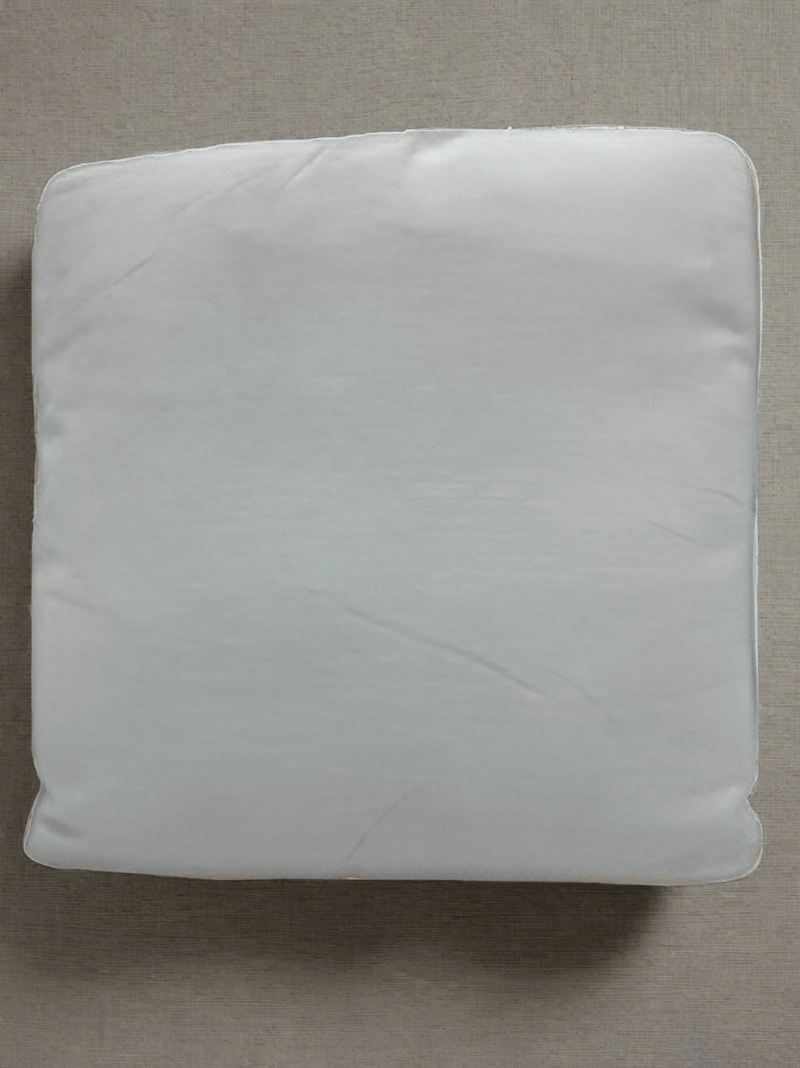 60*60 Velvet Nude& White Cushion - Al Rugaib Furniture