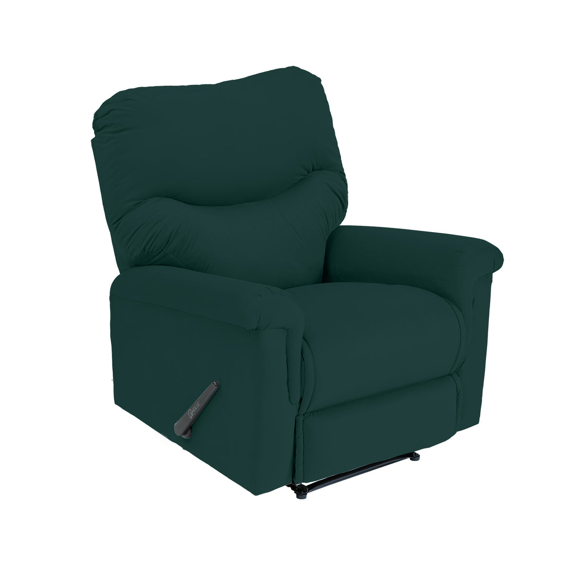 Velvet Recliner Chair - NZ110 Dark Green Rocking