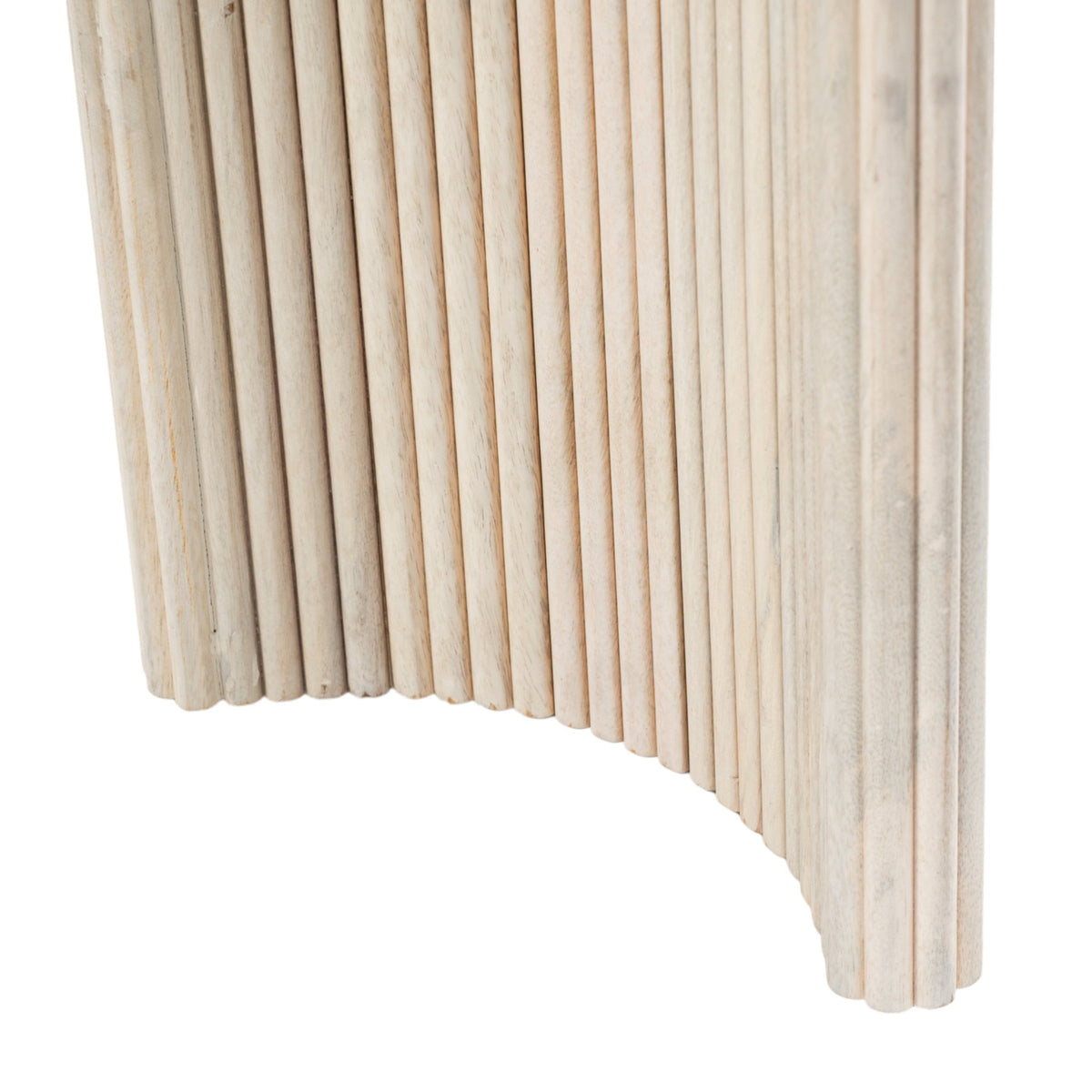 60"catalina Travertine&fluted Wood Console Tble/kd Cabinets & Chests| Sagebrook Home