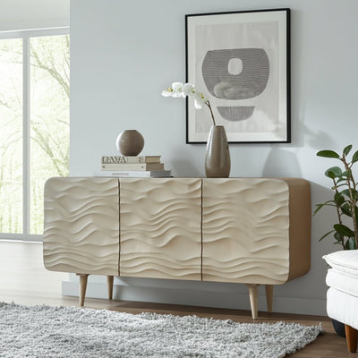 60x30" Shorefront Cabinet, Tan - Al Rugaib Furniture