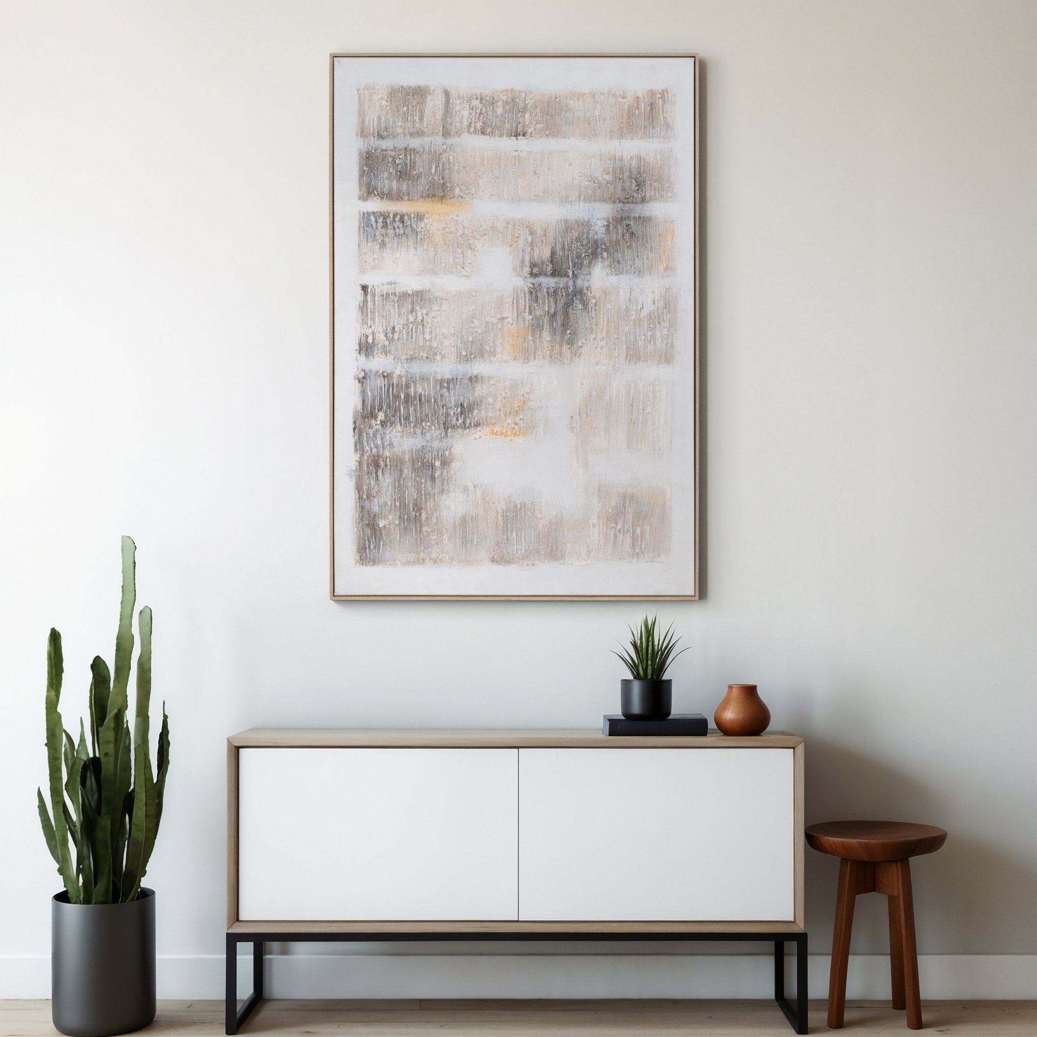 61X41 FRAMED HANDPAINTED ABSTRACT Table Decors| Sagebrook Home