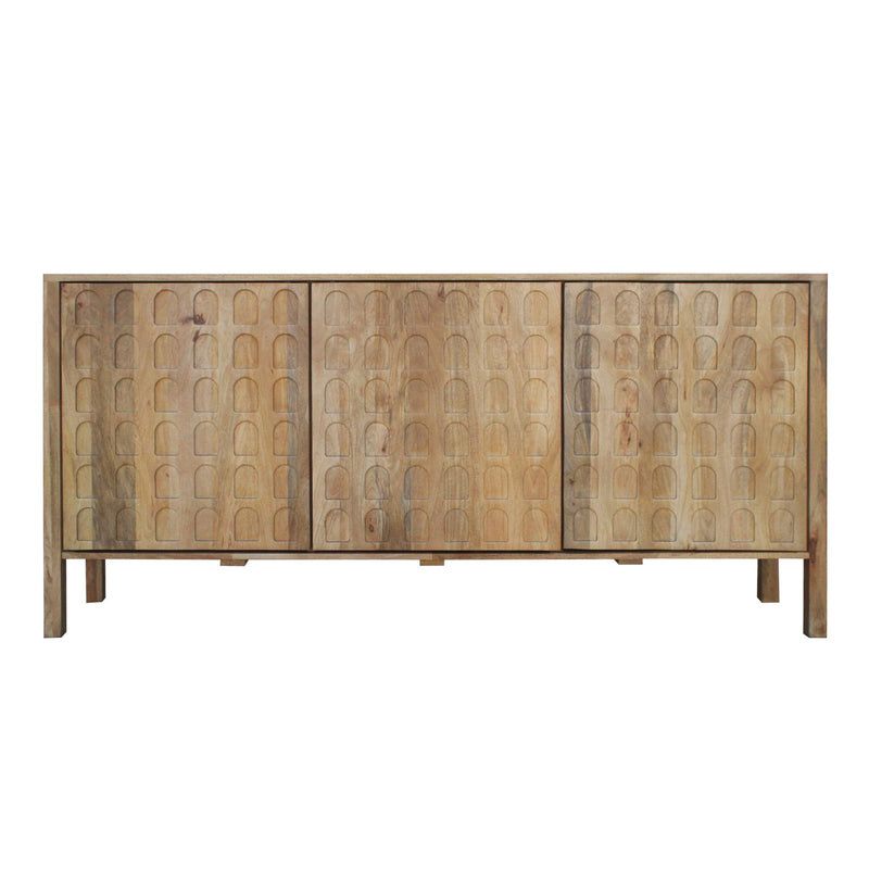 63" Mini Arches Sideboard,natural - Al Rugaib Furniture