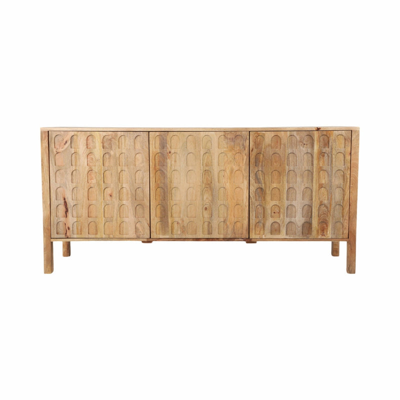 63" Mini Arches Sideboard,natural - Al Rugaib Furniture