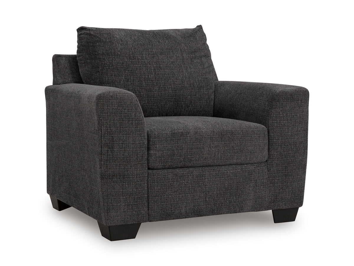 Loreo Sofa Set with 2 Free Dual Table Lamp (Black)