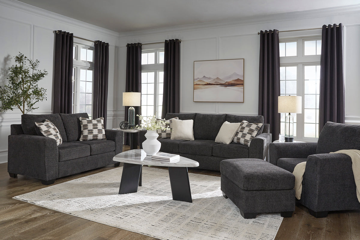 Loreo Sofa Set with 2 Free Dual Table Lamp (Silver)