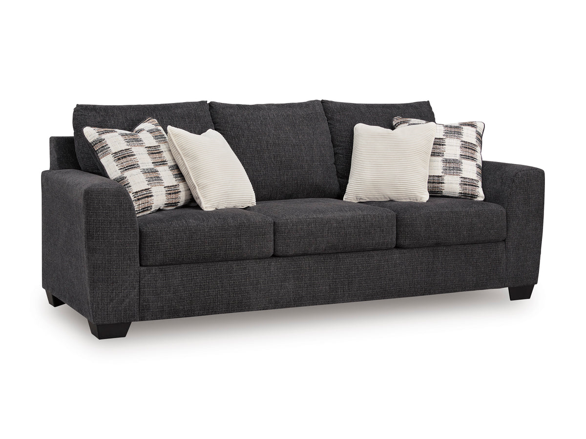 Loreo Sofa Set with 2 Free Dual Table Lamp (Silver)