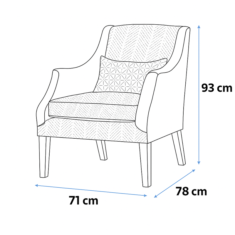 Elif Rosy Living Room Set