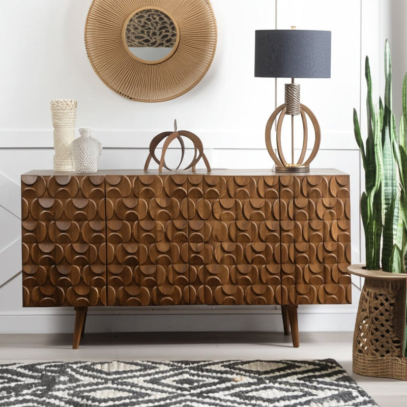 63x30" Mod Front Cabinet, Brown - Al Rugaib Furniture