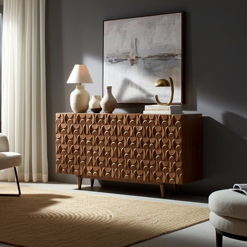 63x30" Mod Front Cabinet, Brown - Al Rugaib Furniture