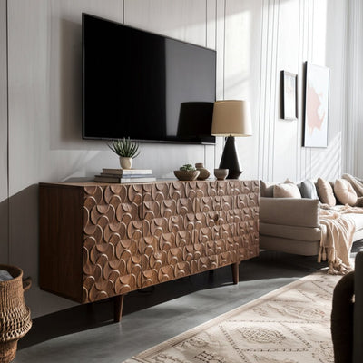 63x30" Mod Front Cabinet, Brown - Al Rugaib Furniture