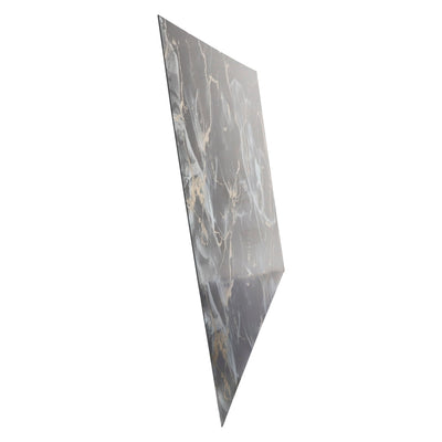 63X43 ABSTRACT METALLIC TEMPERED GLASS ART, MULTI - Al Rugaib Furniture