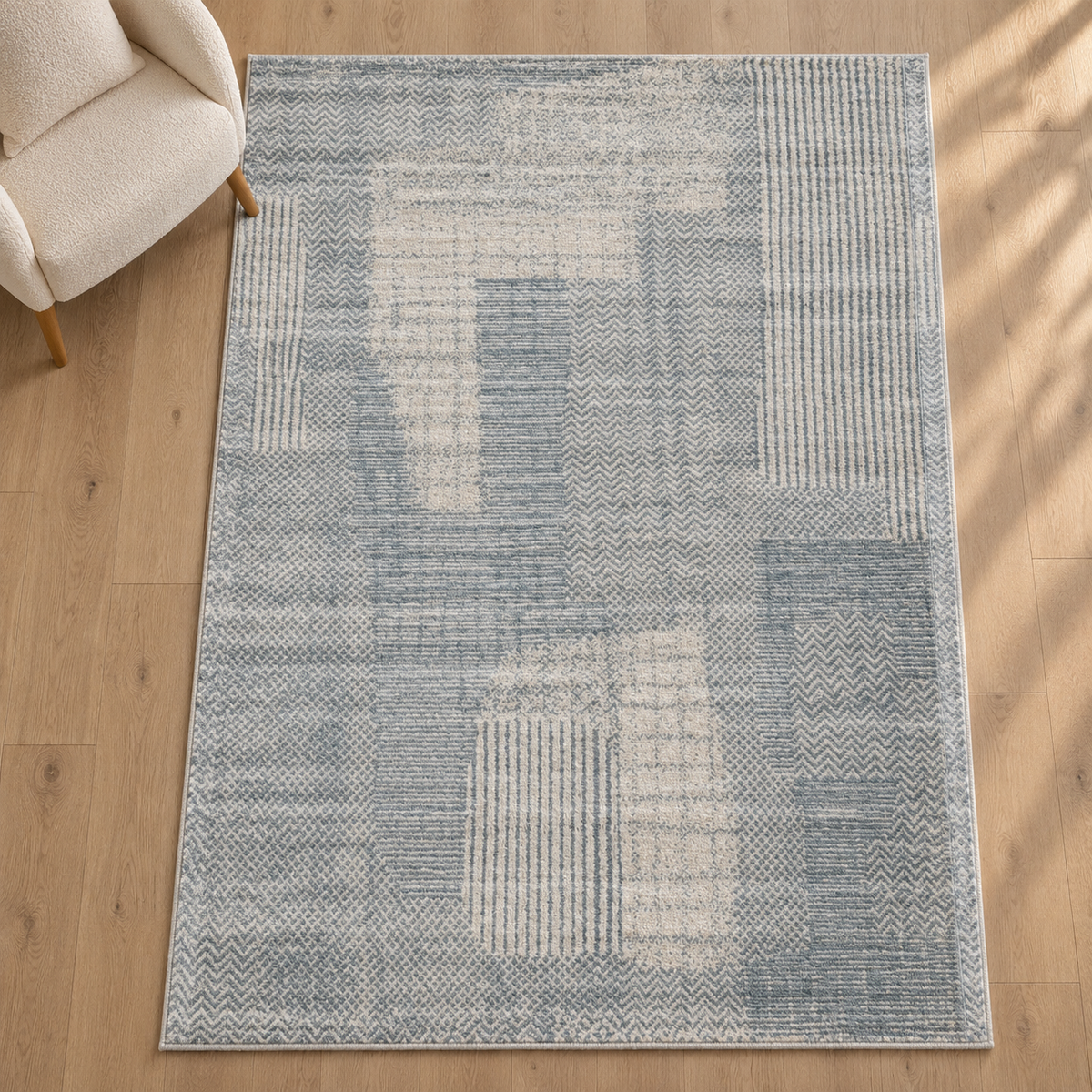 Milano Light Blue Rug - 160 x 230 cm