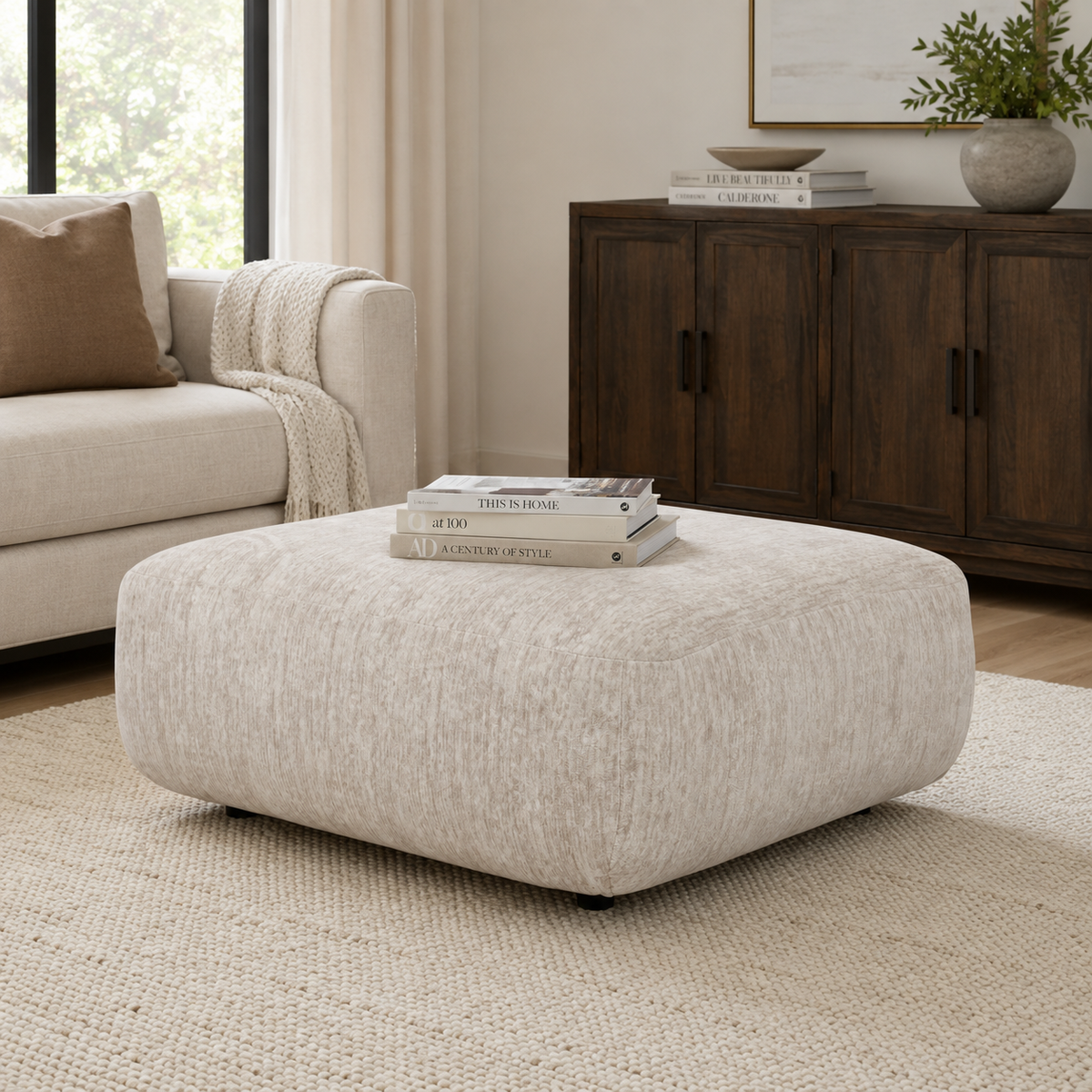 Bravestone Oversized Ottoman