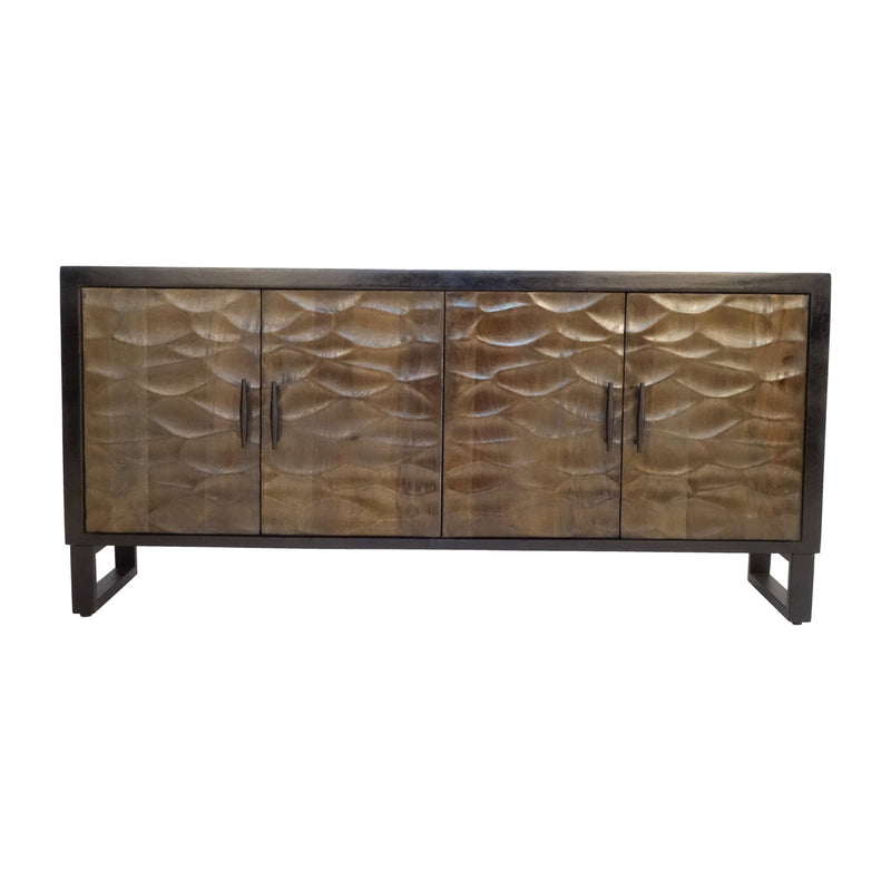 65" Ramsey Wood Sideboard, Brown - Al Rugaib Furniture