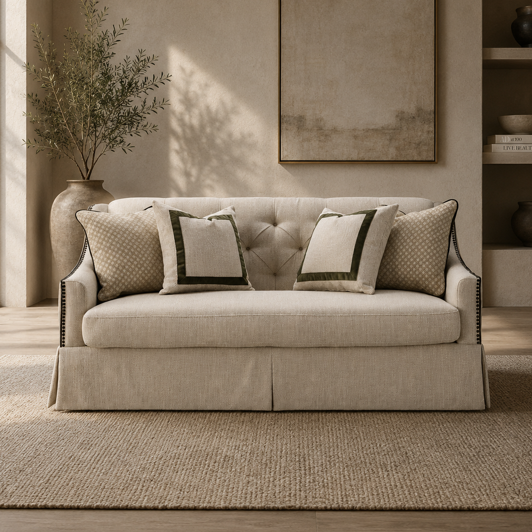 York Beige Sofa 193cm