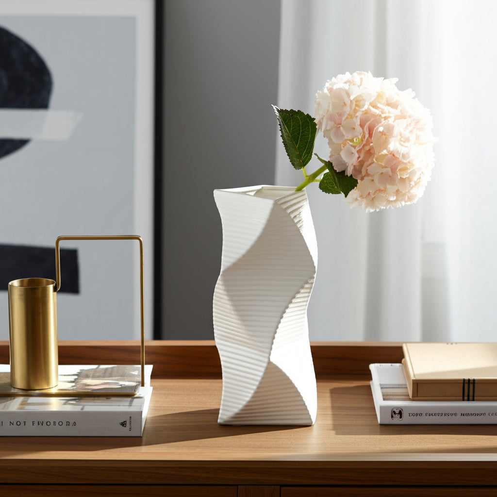مزهرية سالزبورغ البيضاء Salzburg White  Vase